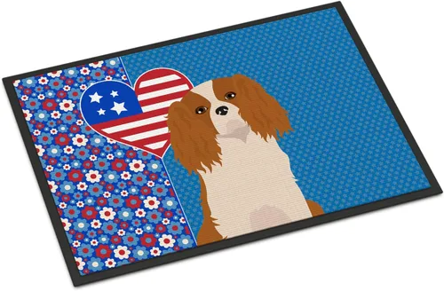 Miniatura 92 de Caroline's Treasures WDK5119JMAT Airedale Terrier USA - Tapete para interiores o exteriores, 24 x 36 pulgadas, tapete para puerta delantera