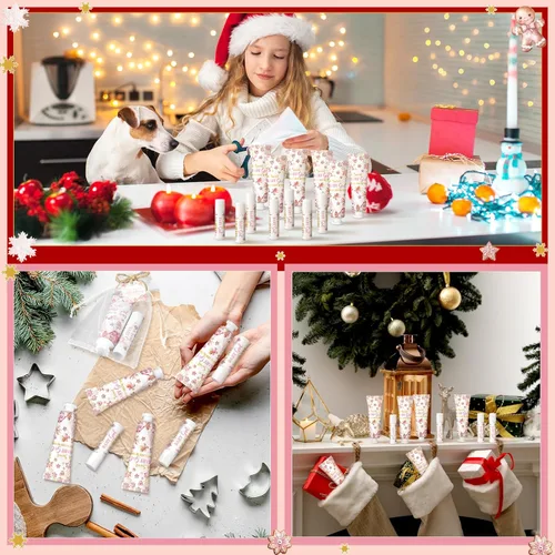 Miniatura 6 de 24 juegos de crema de manos y bálsamo labial para baby shower, regalo de Navidad, baby shower, regalos de fiesta, tamaño de viaje, loción de manos