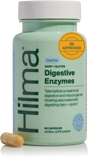 Miniatura 9 de Hilma Pre y Probiótico con Hierbas - Apoyo para la Salud Intestinal con Prebióticos y Probióticos, Más Alivio de Gases e Hinchazón para Mujeres
