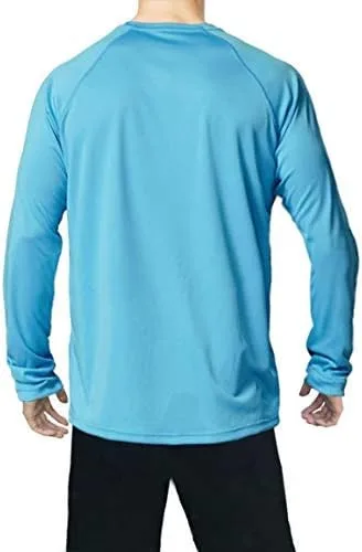 Miniatura 2 de Camiseta de manga larga Pretchic con protección solar UPF 50+, para hombre