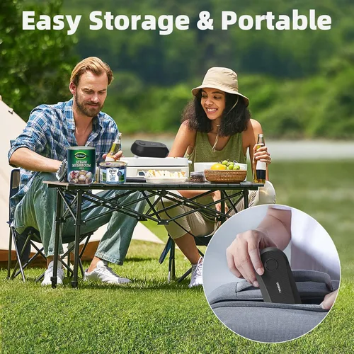 Miniatura 6 de Abrelatas eléctrico, abrelatas recargables para personas mayores y artritis, abrelatas automático de un solo toque, manos libres, borde liso