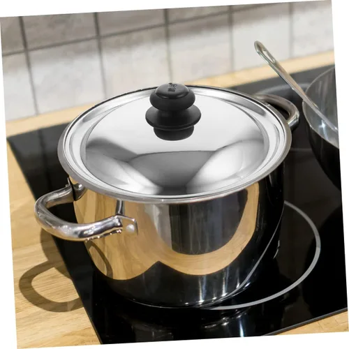Miniatura 3 de Tapa redonda de acero inoxidable para sartén versátil para utensilios de cocina, tapa de olla para sartenes y ollas, diseño de estilo ideal