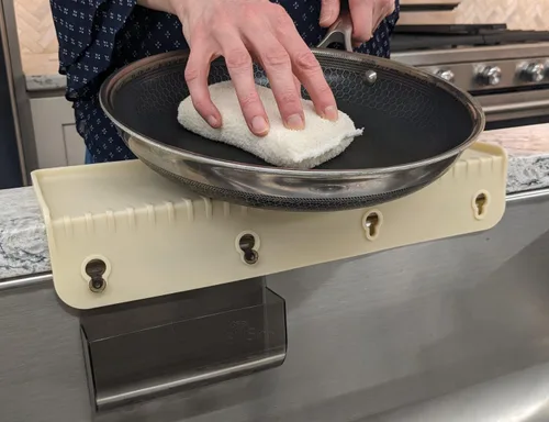 Miniatura 3 de SiliSink - Protector de borde de silicona para fregadero de cocina, se adapta a 3.75 a 4 pulgadas de ancho, el protector de bordes de silicona