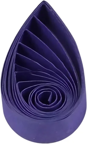 Tiras de filigea de papel de 0.197 in de color sólido, papel de origami, manualidades, manualidades de un solo color, tiras de filigea (violeta)