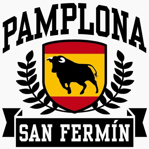 Miniatura 2 de CafePress Pamplona - Imán redondo de San Fermin de 2.25 pulgadas, imán de refrigerador, estilo imán de botón