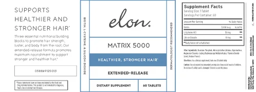 Miniatura 7 de Elon Kit completo para adelgazar el cabello – Elon Essential Champú y acondicionador + suplemento Matrix 5000 para el crecimiento del cabello – Sin