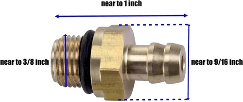 Miniatura 5 de Tool Daily Juego de inyectores químicos compatibles para lavadora a presión, manguera de sifón de lavado a presión y filtro para inyector de jabón e