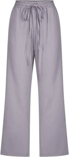 Miniatura 3 de Ceboyel Pantalones capri para mujer para verano, cintura elástica, pantalones de yoga, con cordón, pantalones de lino, pantalones de entrenamiento