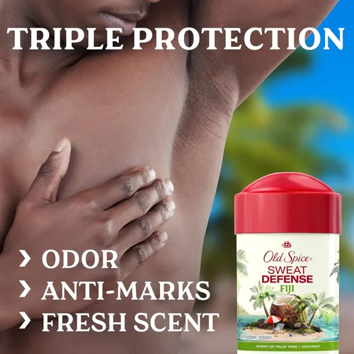 Miniatura 2 de Old Spice Sweat Defense Antitranspirante y desodorante para hombres, protección definitiva del sudor 24/7, aroma de larga duración, suave y sólido