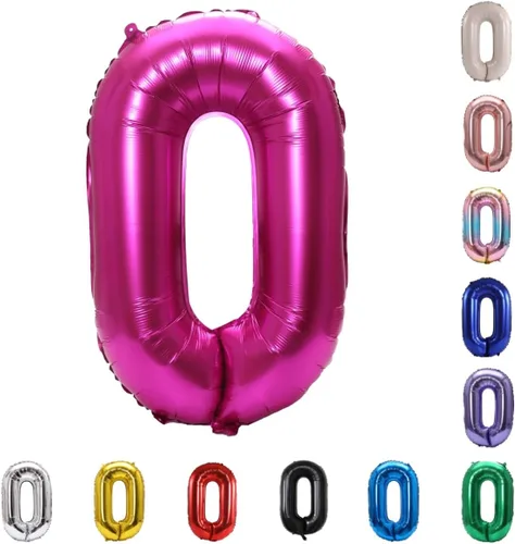 Miniatura 87 de YPSelected Globo grande de 32 pulgadas de helio con números 0-9 de papel de aluminio azul para cumpleaños, bodas y fiestas (Azul, 3)