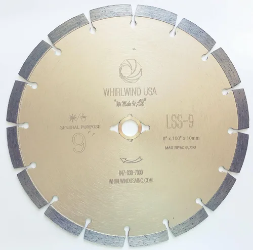 Miniatura 10 de LSS Hojas de Sierra Eléctrica de Diamante Segmentadas de 6 Pulgadas para Corte Seco o Húmedo de Uso General para Concreto Piedra Ladrillo