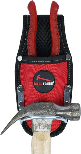 Miniatura 11 de MELOTOUGH Funda de Alicates Soporte de Herramientas y Soporte de Martillo de Bucle de Acero Resistente para Cinturón de Herramientas Organizador