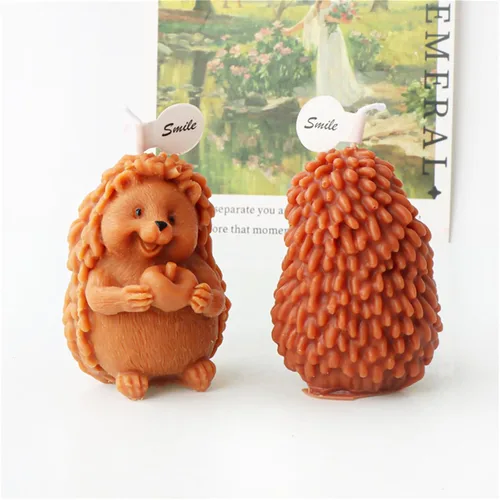 Miniatura 7 de Moldes de silicona para velas (paquete de 2 velas de erizo)