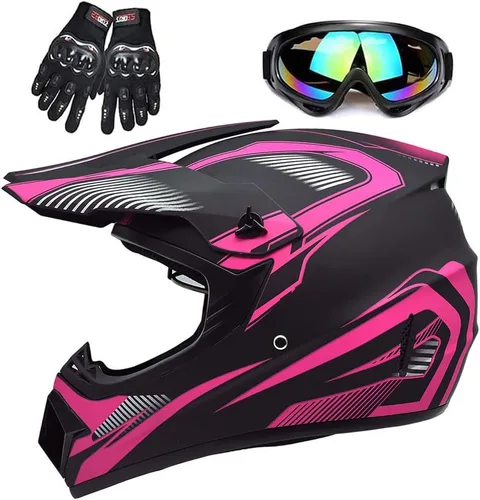 Miniatura 11 de Casco para adultos de 4 ruedas, casco de motocross DOT/FMVSS-218, cómodo y transpirable, casco completo para locomotoras utilizadas en todas