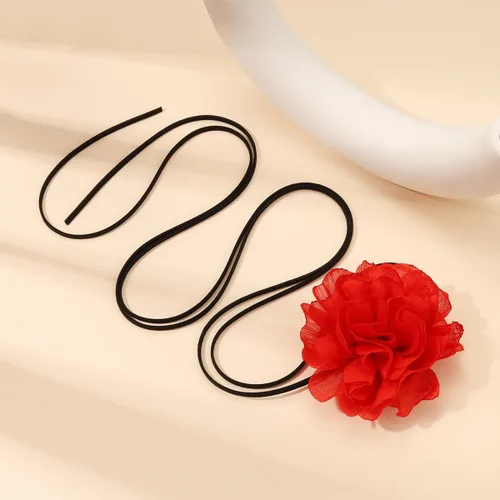 Miniatura 2 de Gargantilla de flores para mujer, novias, bodas, fiestas, collares de verano