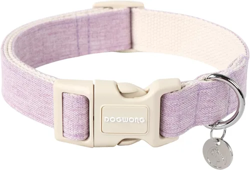 Miniatura 9 de DOGWONG Collar de perro de San Valentín, collar de perro con estampado de corazones para perros grandes, lindos collares de primavera, hembra