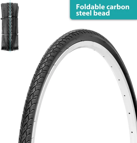 Miniatura 6 de MOHEGIA Neumático de repuesto para bicicleta de carretera: 700x25C/700x28C/700Cx35C Neumático de bicicleta plegable para montar en carretera