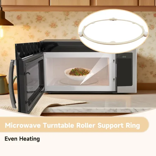 Miniatura 7 de Anillo giratorio de microondas Anillo de rueda de soporte de rodillo de 8.5 pulgadas compatible con Samsung GE Frigidaire Reemplazar#: WB06X10625