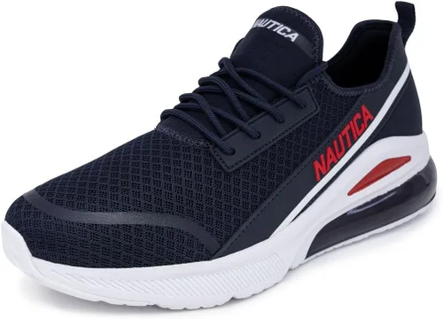 Nautica Tenis deportivos para hombre Air Cushion con cordones Calzado deportivo ligero y cómodo para uso diario y entrenamiento de fitness