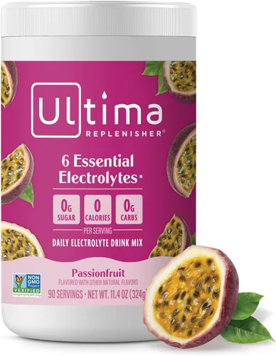 Miniatura 15 de Ultima Replenisher Mezcla diaria de electrolitos en polvo, sin azúcar, frambuesa azul, 90 porciones, polvo de hidratación con 6 electrolitos