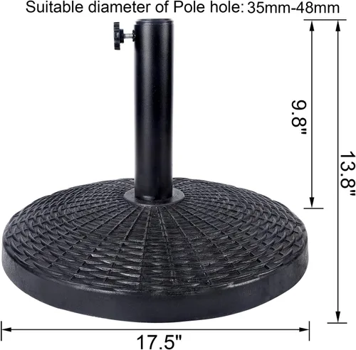 Miniatura 2 de Blissun - Base resistente para sombrilla en patio y mercado