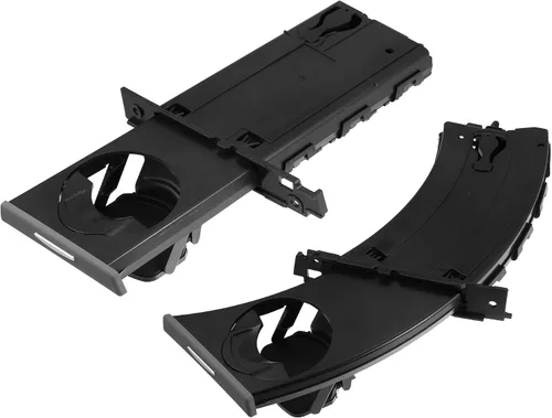 X AUTOHAUX 1 par de portavasos para BMW 323i E90 2006-2011 51459173465 51459173471 coche izquierdo y derecho almacenamiento de bebidas soporte