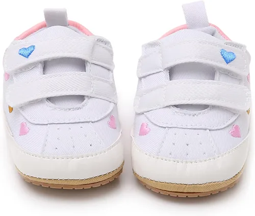 Miniatura 7 de SOFMUO Zapatos deportivos para bebés, niños y niñas, de piel sintética, antideslizantes, suela de goma suave, botines de vestir para niños pequeños