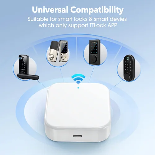 Miniatura 4 de Puerta de enlace inteligente Wi-Fi, concentrador G2 para entrada sin llave, control remoto y administración de cerrojo Bluetooth con aplicación