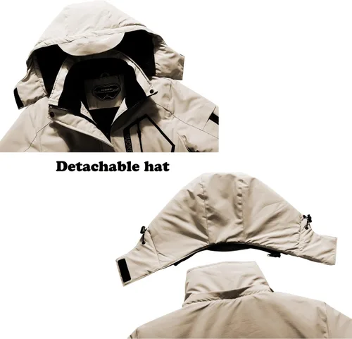 Miniatura 4 de Chaqueta de esquí impermeable para mujer con capucha
