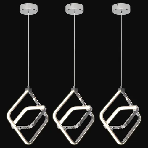 Miniatura 16 de Lámpara LED moderna con anillo dorado, lámpara colgante de 4000 K, regulable en altura ajustable, iluminación colgante para comedor, cocina, isla