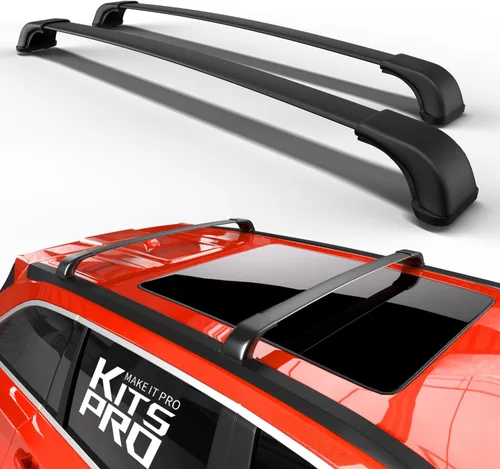 Miniatura 13 de KitsPro Barras transversales para portaequipajes de techo de 260 libras para Jeep Grand Cherokee 2011-2021