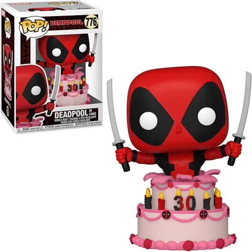 Miniatura 2 de Funko POP Marvel: Deadpool 30th - Deadpool in Cake Pop! Figura de vinilo (incluye funda protectora compatible con caja Pop Box), multicolor, 3.75
