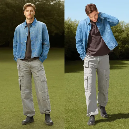 Miniatura 3 de Jousen Chelsea - Botas informales al tobillo, sin cordones, impermeables, para hombre