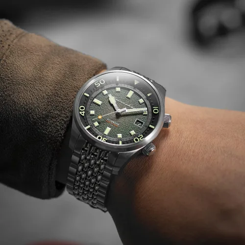 Miniatura 4 de Spinnaker Mens 42mm Bradner Automatic 3 Hands Watch with Genuine Leather or Stainless Steel Strap SP-5062