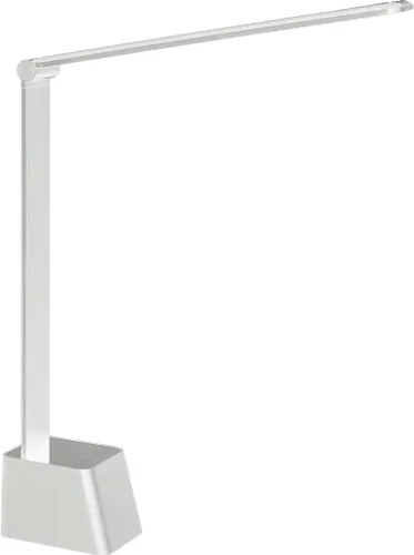 Miniatura 4 de Ambertronix Lámpara de escritorio LED minimalista, 5 modos de iluminación, puerto de carga USB, brazos de aluminio, portátil, regulable, control