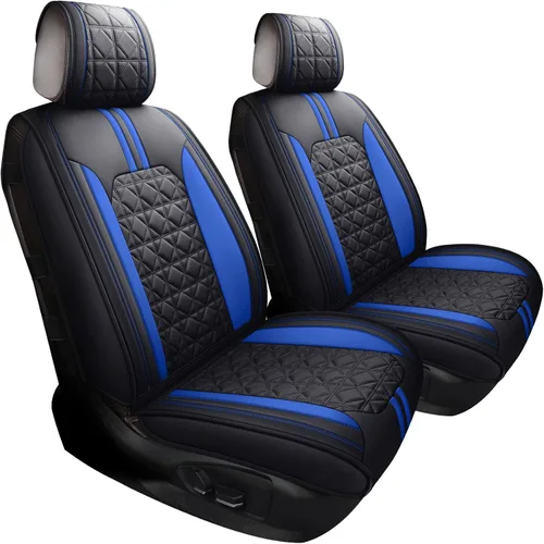 Miniatura 7 de YIERTAI Fundas de asientos de automóvil impermeables de piel sintética compatibles con Nissan Altima Hyundai Accent Mitsubishi Outlander Subaru