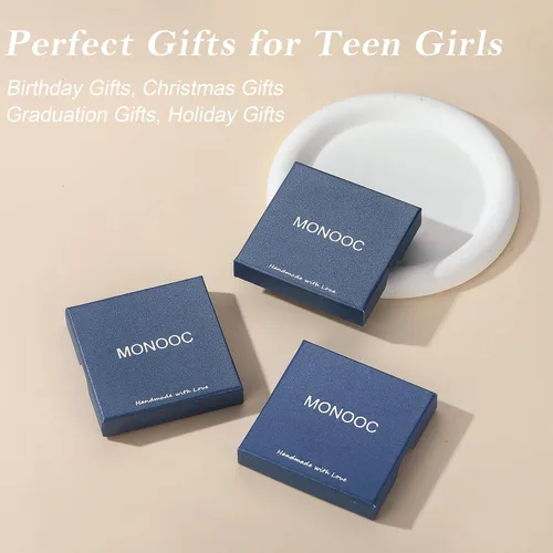 Miniatura 7 de MONOOC Collar de regalo para niñas con colgante de caballo - Collar de caballo delicado de acero inoxidable con corazón, 26 iniciales de la A a la Z