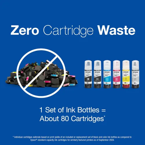 Miniatura 8 de Epson 552 EcoTank Ink Botella de capacidad ultra alta amarilla (T552420-S) Funciona con ET-8500, 8550