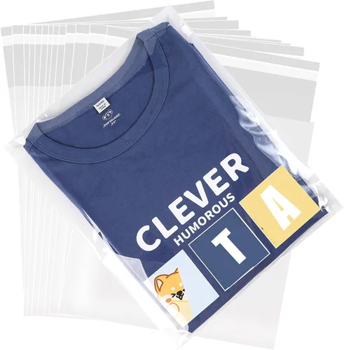 Miniatura 11 de 50 bolsas de celofán transparentes planas de 7" x 12" (A:17.8*A:30.4 cm), bolsas de celofán de polietileno de 2.8 mils para envolver regalos