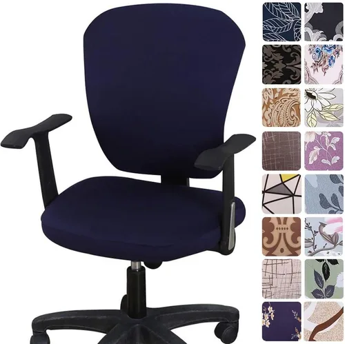 Miniatura 32 de Melaluxe - Funda para silla de oficina de computadora, funda universal protectora y elástica, cubierta elástica para silla giratoria