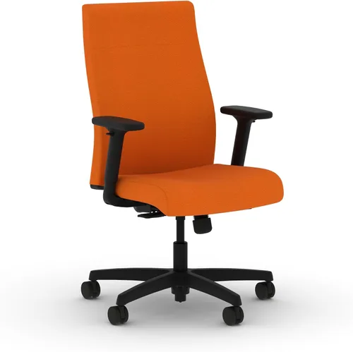 Miniatura 22 de HON Ignition 2.0 - Silla de oficina de tela, tapizada, brazos ajustables, silla de oficina ergonómica ejecutiva reclinable, con inclinación