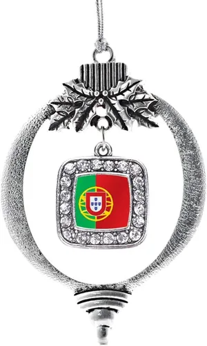Miniatura 116 de Inspired Silver - Nana púrpura - Adorno de Navidad plateado - Adorno cuadrado para árbol de Navidad con circonita cúbica - Decoración colgante