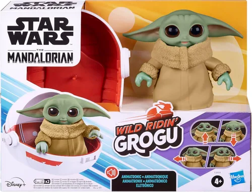 Miniatura 2 de STAR WARS Wild Ridin' Grogu, juguete animatrónico para niños, más de 25 combinaciones de sonido y movimiento, juguete para niños a partir de 4 años