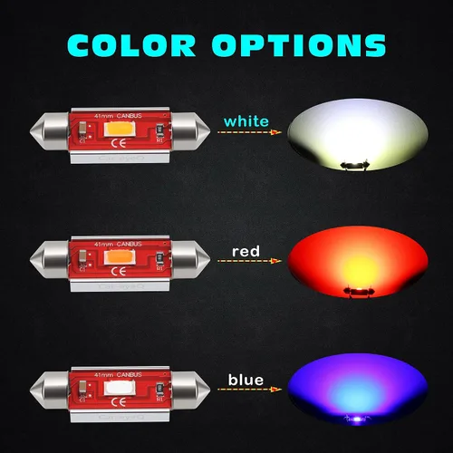 Miniatura 2 de Focos LED Festoon DE3175 DE3021 de 1.220 in, mapa interior, cúpula, maletero, luces de lectura, blanco de 6000 K, DE3022 3022 3021, 480 lúmenes