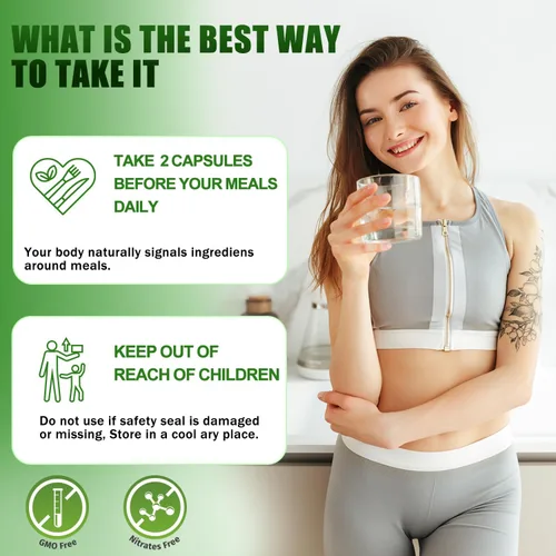 Miniatura 7 de Suplementos BHB avanzados, apoyan el control natural del peso, probado por terceros, vegano, sin gluten, sin OMG, 60 cápsulas