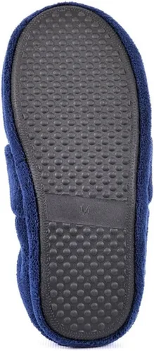 Miniatura 3 de SnugToes Pantuflas térmicas para microondas Arola para hombre, Azul marino