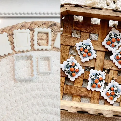 Miniatura 23 de Cortadores de arcilla polimérica para la fabricación de aretes Suministros Arcilla polimérica para la fabricación de joyas