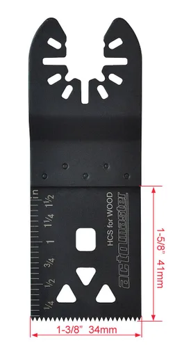 Miniatura 2 de HCS - Hojas de sierra oscilantes para madera y paneles de yeso, multiherramienta, paquete de 15