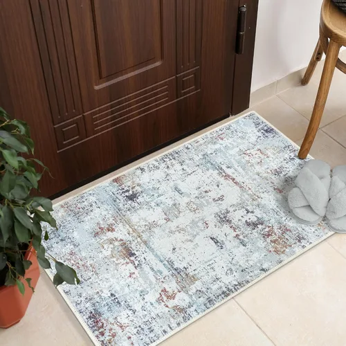 Miniatura 45 de GLN Rugs Contemporary Collection - Alfombra de felpilla lavable a máquina, contemporánea, antideslizante, de pelo corto, alfombra de felpilla