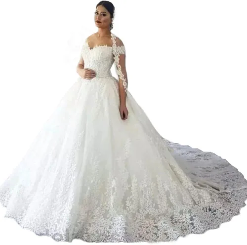 XYAYE Verano playa una línea vestidos de novia para novia 2021 con mangas fuera del hombro vestido de novia con apliques XY013